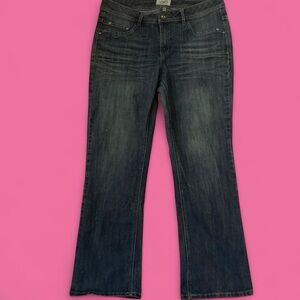 Dark wash vintage bootcut  jeans